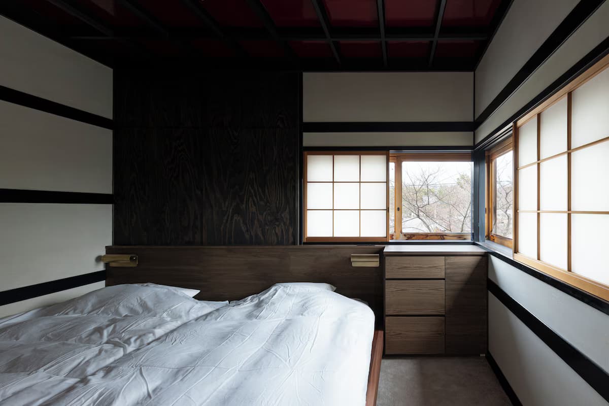 Private Villa inmitten von Kyoto, Arashiyama - Schlafzimmer