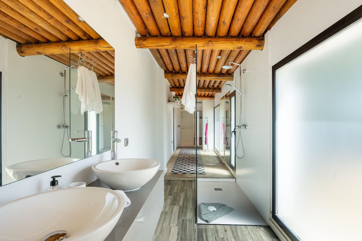 Wunderschönes Loft "Can Maruna" mit Bergblick, WLAN, Garten, Terrasse & Pool - Badezimmer