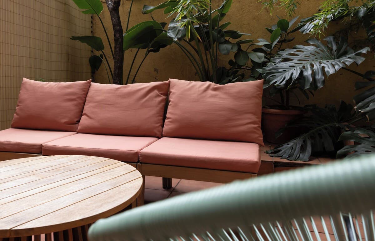 Familienapartment mit privater Terrasse in Barcelona - Außenbereich