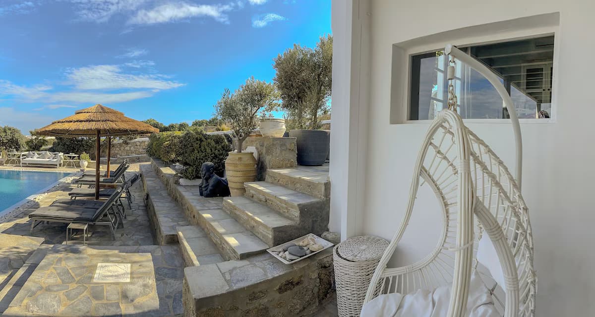 MEER UND SONNE VILLA. Eine Immobilie mit Personality 200 Meter vom Strand - Außenbereich