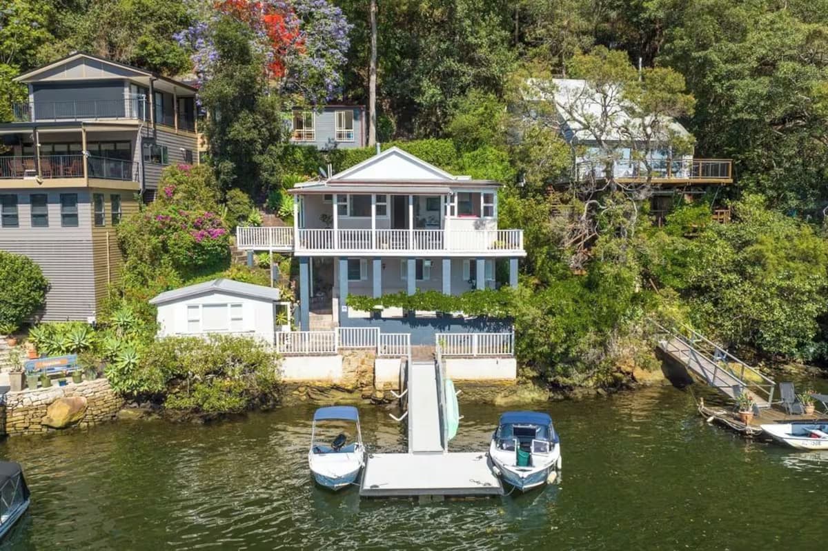 Die Berowra Waters Boathouse - Außenbereich
