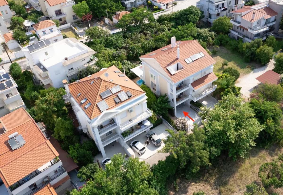 Villa 'Superior mit Pool' mit Bergblick, Wi-Fi und Klimaanlage - Außenbereich