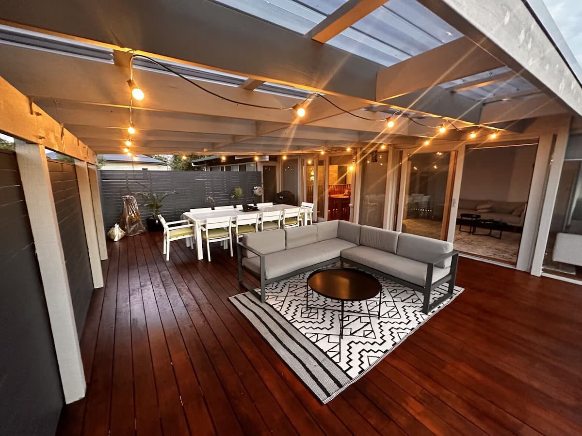 Aetos Beach Retreat in Rye - Wohnbereich