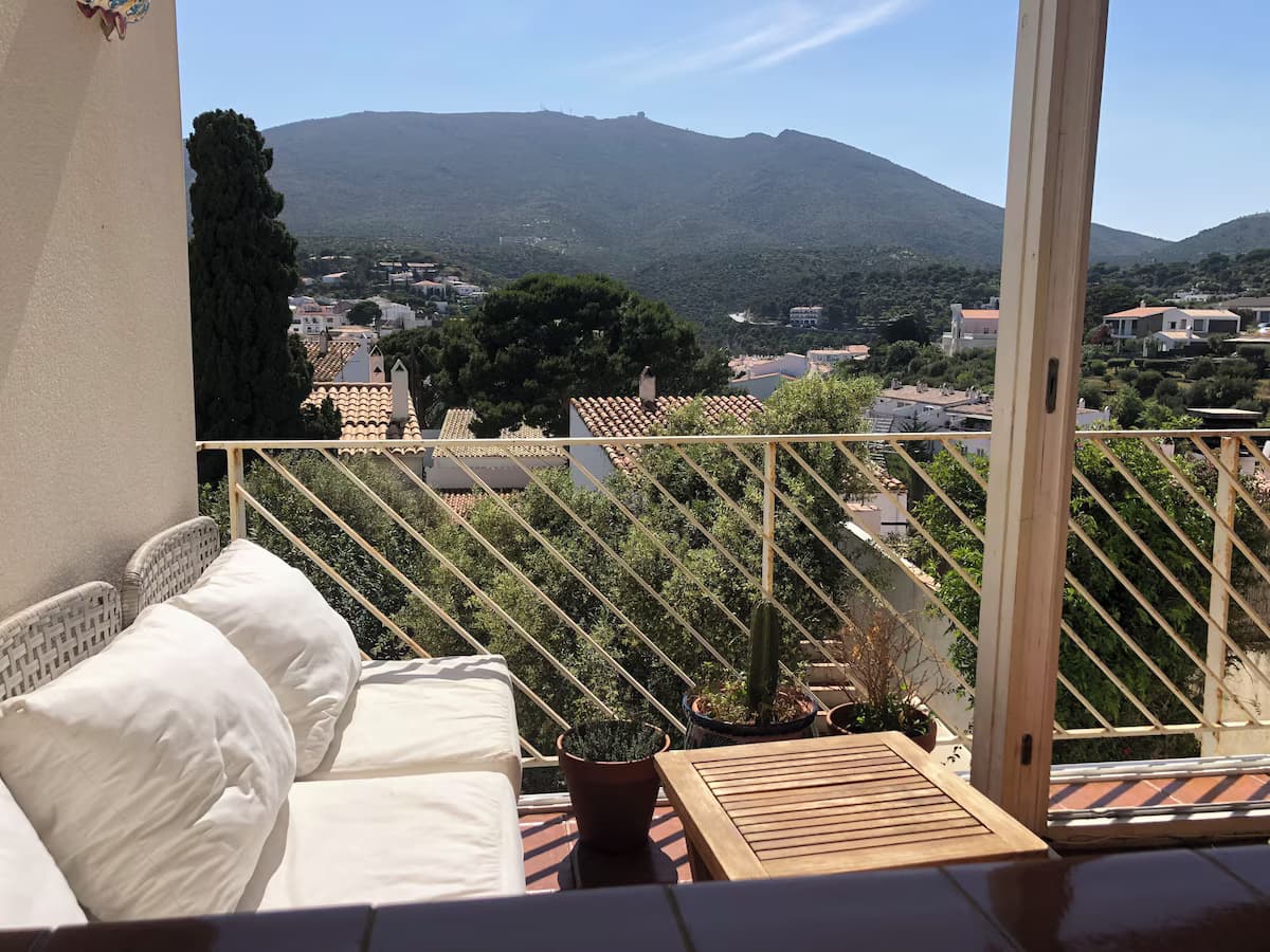 Zentrale Maisonette 5 m vom Strand entfernt / Terrasse / Klimaanlage - Außenbereich