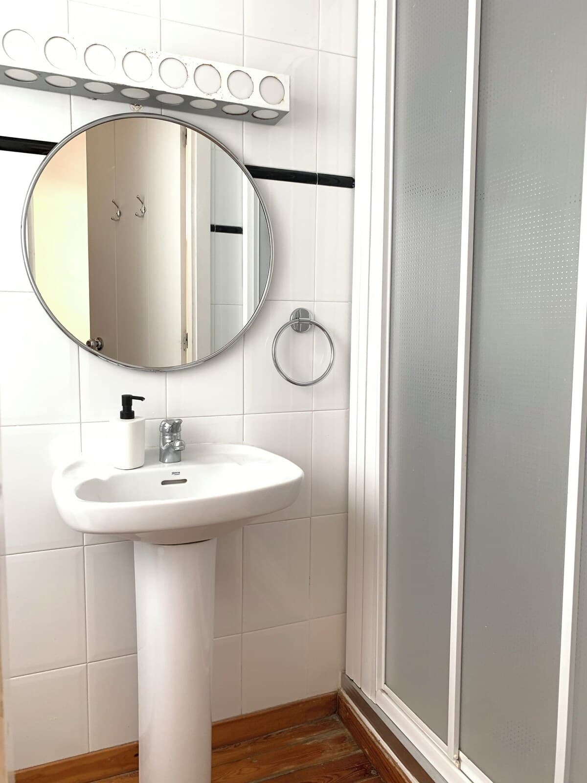 Zentrale Maisonette 5 m vom Strand entfernt / Terrasse / Klimaanlage - Badezimmer
