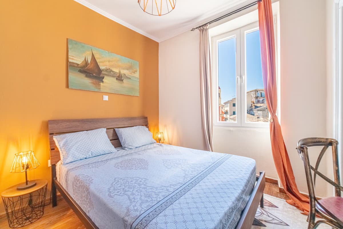 Haus "Contessa di Corfu i" mit Meerblick & WLAN - Schlafzimmer