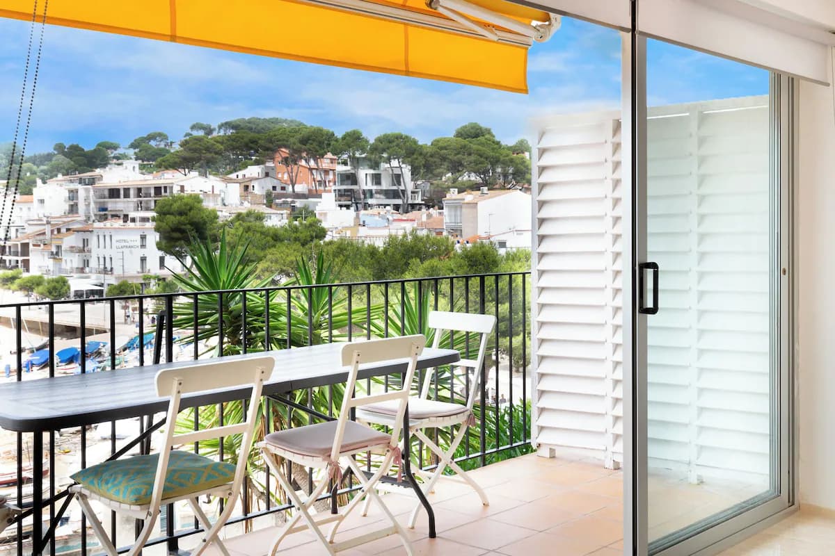 Ferienwohnung 'Llafranch Sea' mit Meerblick, privater Terrasse und WLAN - Außenbereich