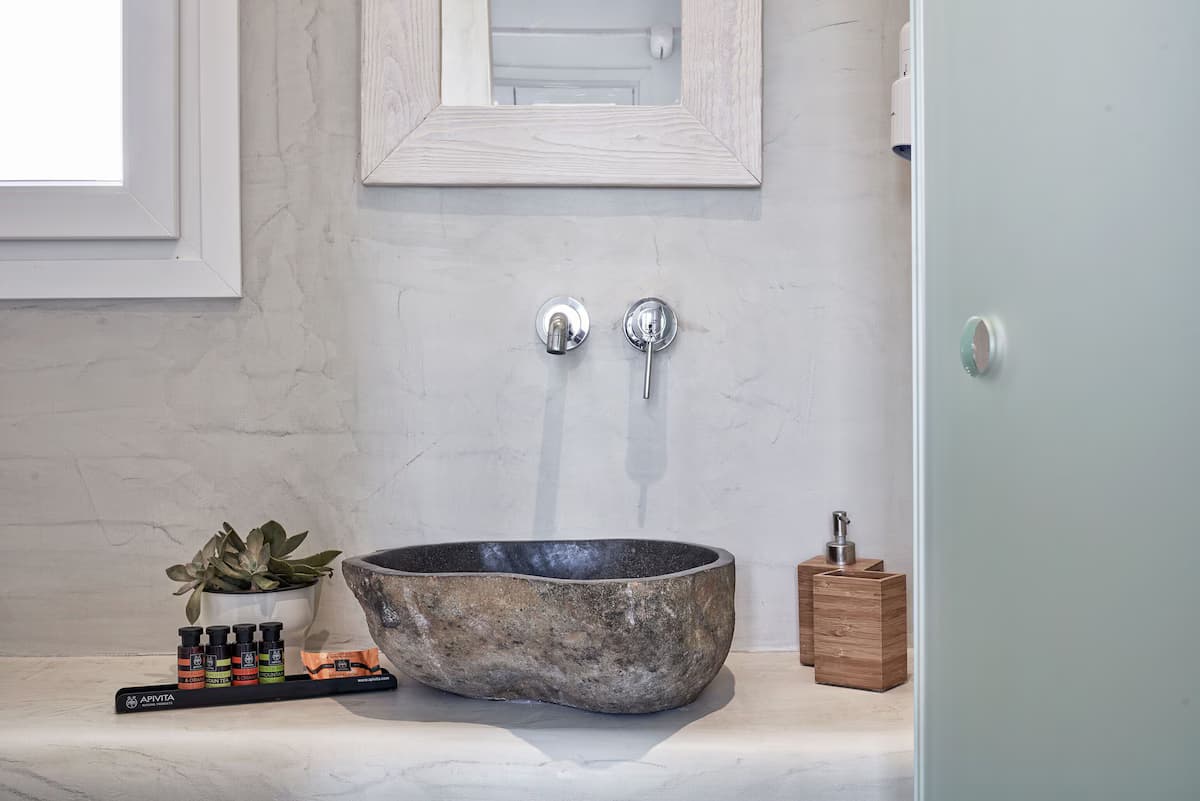 Executive Villa mit 2 Schlafzimmern und Meerblick, privatem Pool und Whirlpool im Freien - Badezimmer