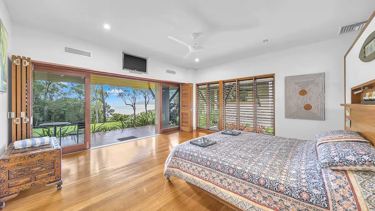 Haus im balinesischen Resort-Stil, Meerblick, Pool mit Wasserrand - Schlafzimmer