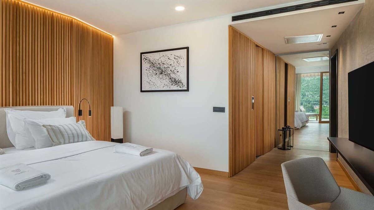 Luxurious villa near Dubrovnik with amazing view - Schlafzimmer