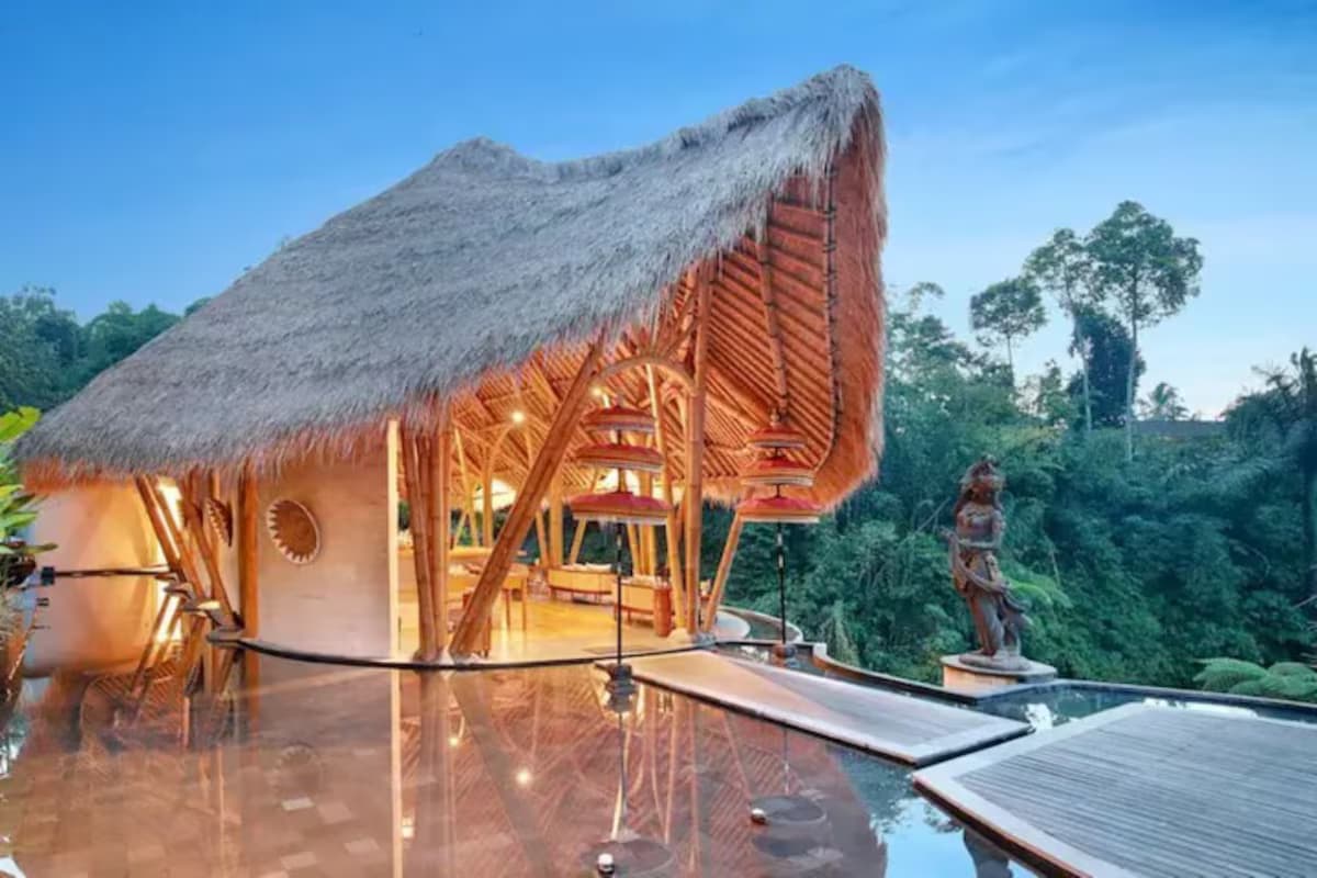 Infinity-Pool 2 Schlafzimmer in Ubud - Pool