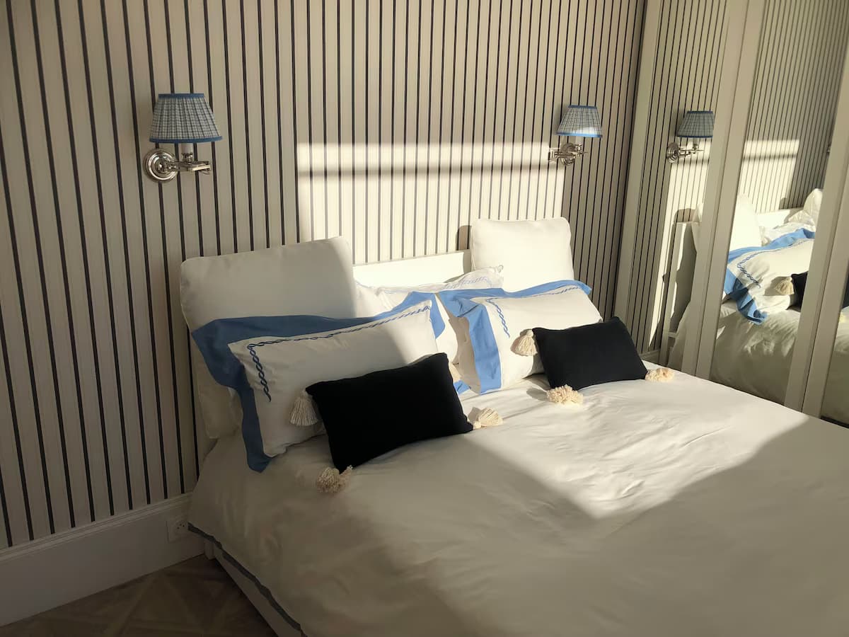 Monaco Luxus-Appartement mit Panoramablick auf das Meer - Schlafzimmer