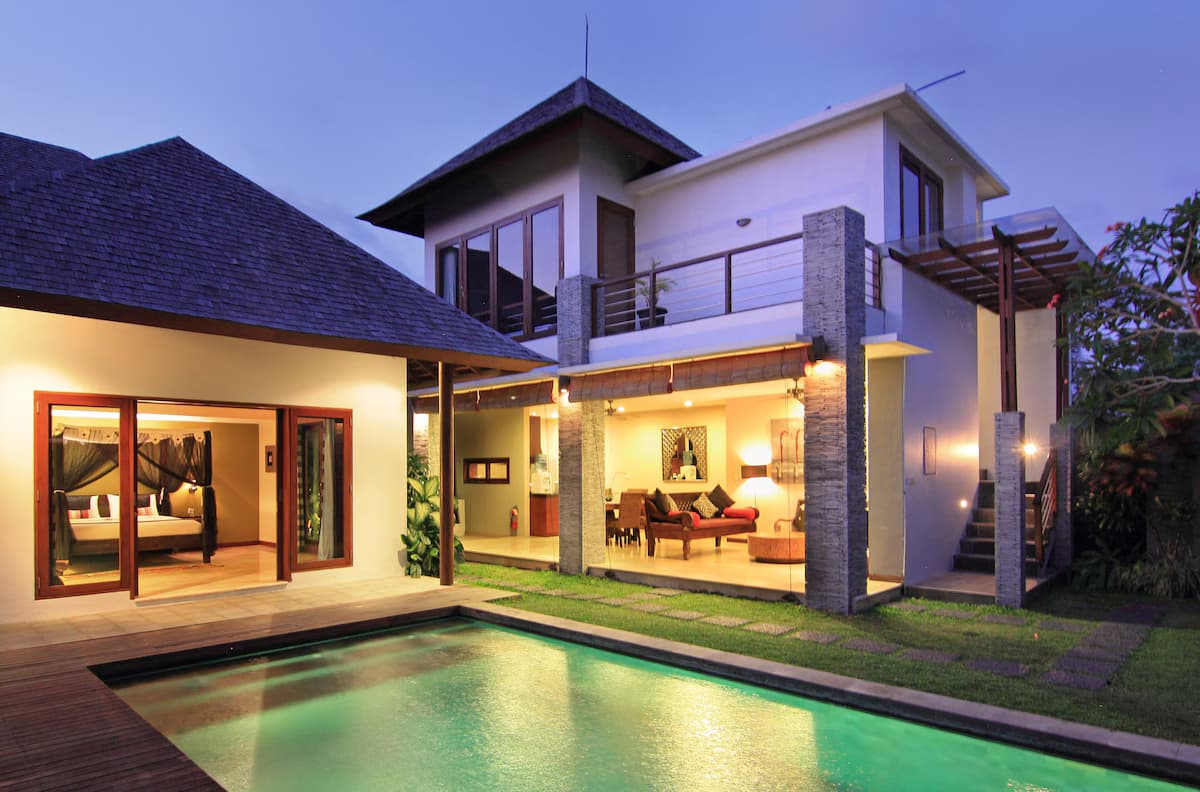 Privater Rückzugsort für Villen mit 7 Schlafzimmern in Canggu - Außenbereich