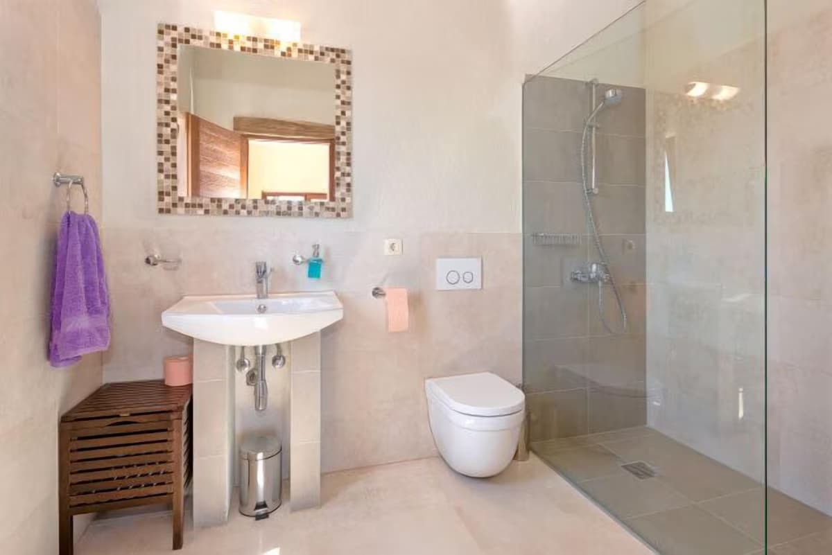 Luxus-Infinity-Pool-Villa Pelagos in der Stadt Hvar - Badezimmer