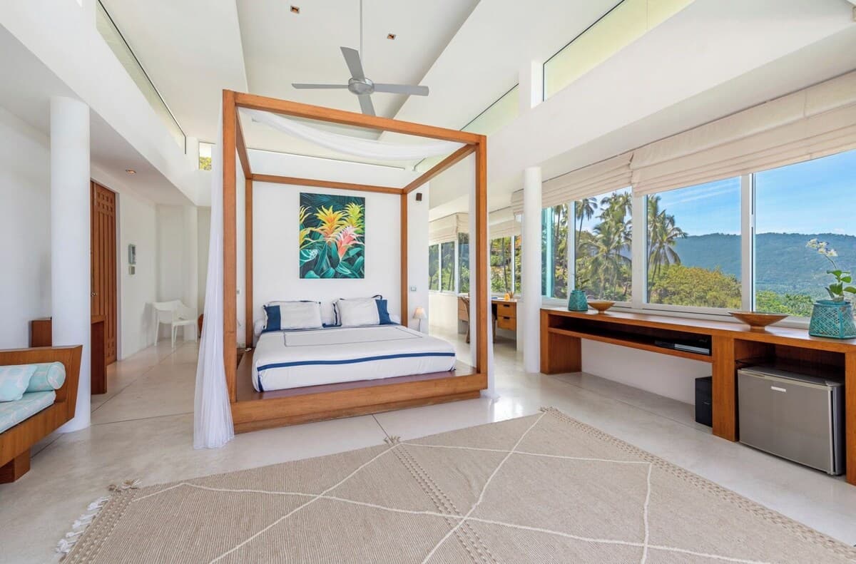 Einer der schönsten Aussicht auf das Meer von Ko Samui - Schlafzimmer