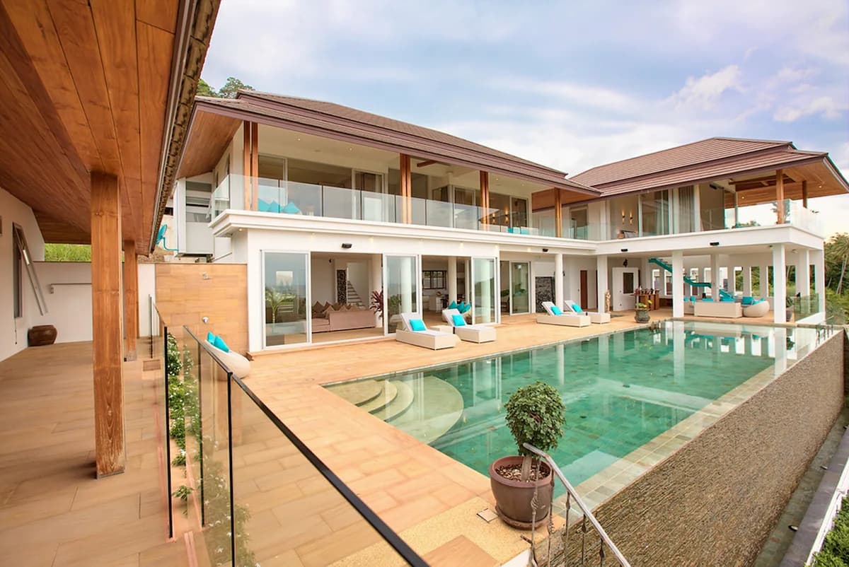 Villa Monsoon - 6 Schlafzimmer Villa mit Meerblick - Außenbereich