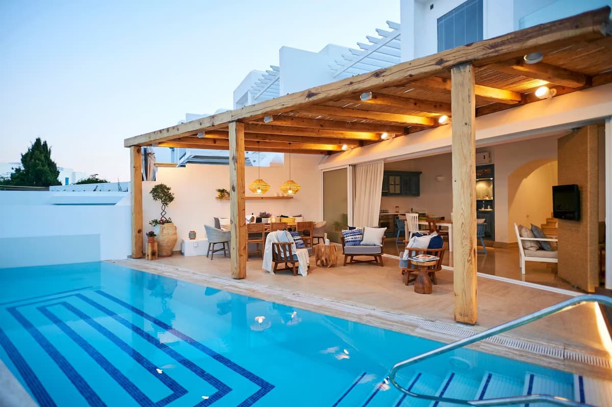 Luxusvilla in Protaras | Villa Najenda | 3 Schlafzimmer | Privater Außenpool | Möblierte Sonnenterrasse | Schattige, möblierte Terrasse | Privater Garten | Fig Tree Bay - Außenbereich