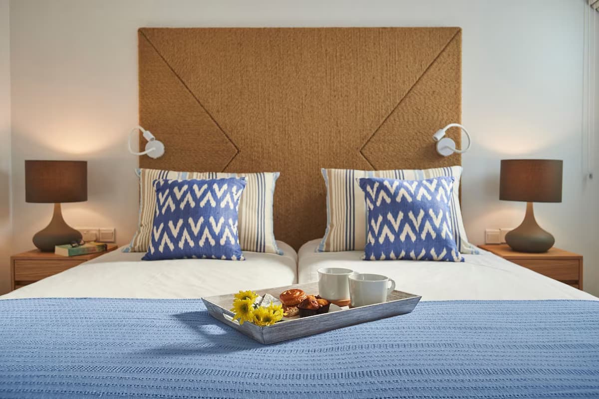 Luxusvilla in Protaras | Villa Najenda | 3 Schlafzimmer | Privater Außenpool | Möblierte Sonnenterrasse | Schattige, möblierte Terrasse | Privater Garten | Fig Tree Bay - Schlafzimmer