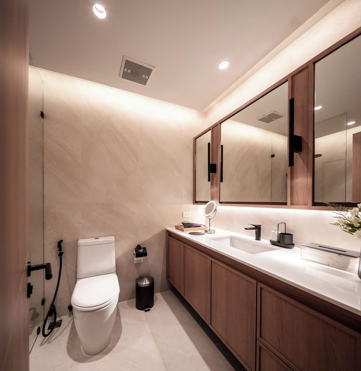 Sukhumvit 1 Blissful Rest bei Bumrungrad - Badezimmer