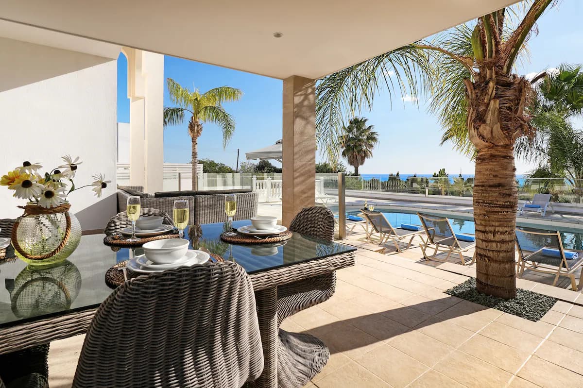 HARMONY VILLA - 6BETT mit großem privatem Pool in den Ayia Napa Hills - Außenbereich