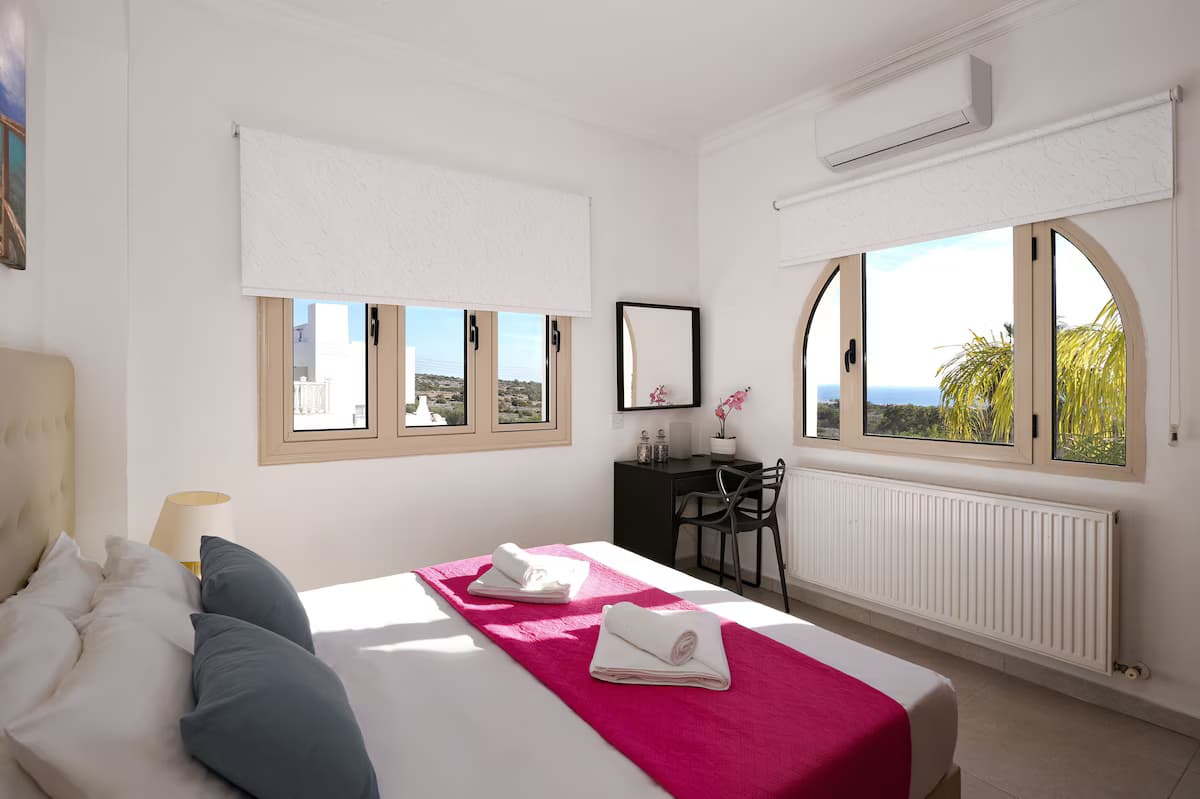 HARMONY VILLA - 6BETT mit großem privatem Pool in den Ayia Napa Hills - Schlafzimmer