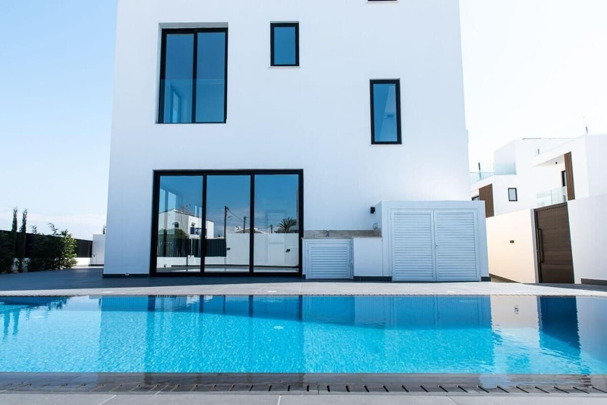 Ferienhaus Paralimni für 1 - 4 Personen mit 2 Schlafzimmern - Ferienhaus - Außenbereich