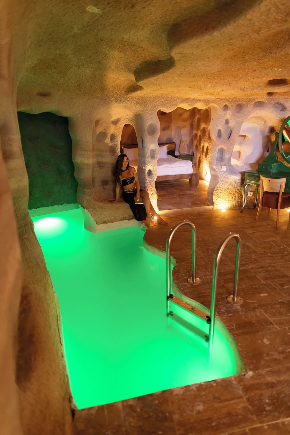 Premium Cave with Private Underground Mystic Water Pool 204 - Pool