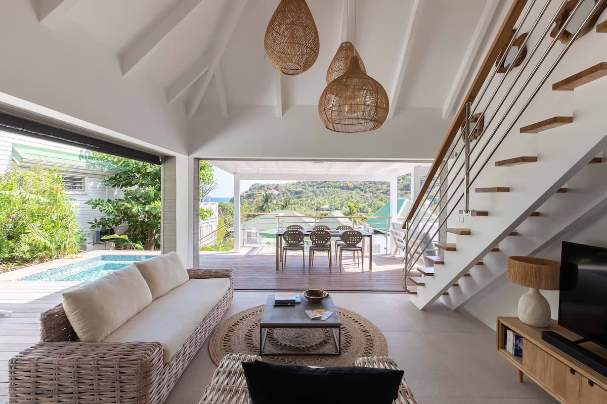 Villa Les Belles Vues de St Jean in Saint-Barthélemy - Gastronomie