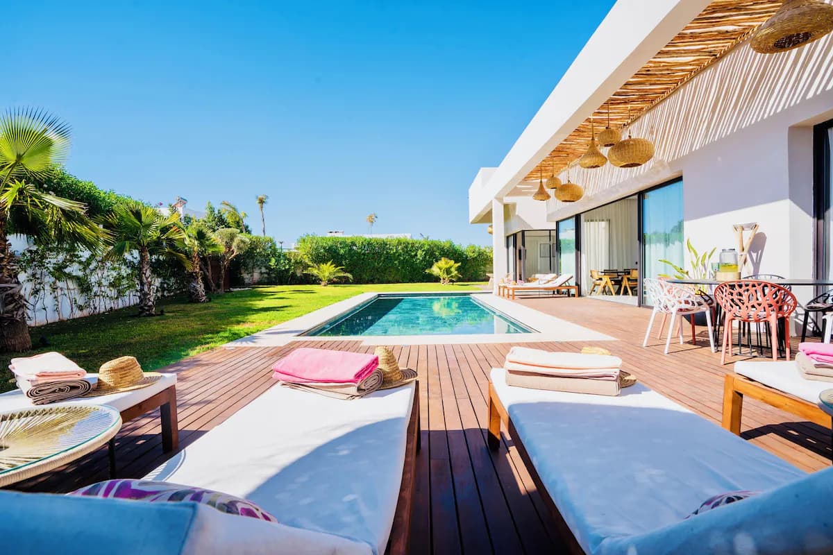 Villa Alanaé Avec Piscine Chauffée Marrakech à 10 min du Centre – Ferienwohnung in Marrakesch, Marokko
